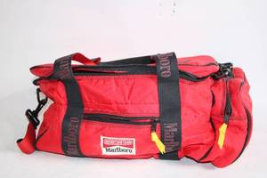 lot 235 image: Marlboro Adventure Team Red Duffle Bag