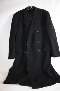 lot 237 image: Vintage Bouyonet Montluon Black Wool Coat