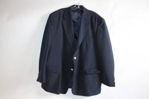 lot 239 image: Dark Navy Mens Blazer with Gold Tone Buttons