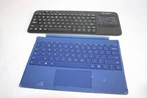 lot 252 image: Set of 2 Wireless Keyboards - Logitech K400r and Microsoft Surface