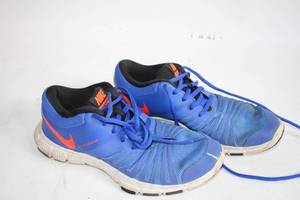 lot 262 image: Pair of Nike Flex 2016 RN Blue Running Shoes Size US 6Y