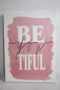 lot 272 image: Inspirational Canvas Wall Art - BeYoutiful