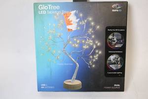 lot 298 image: Aura LED Glo Tree Tabletop Light