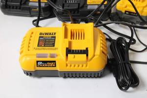 lot 303 image: DeWalt 20V MAX XR Power Pack with Chargers and Carry Bag