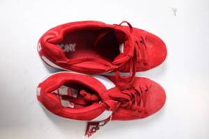 lot 311 image: Pony Red Suede Sneakers Size 12