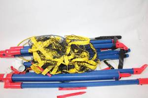 lot 353 image: Complete Backyard Badminton Set with Poles, Net, and Rackets