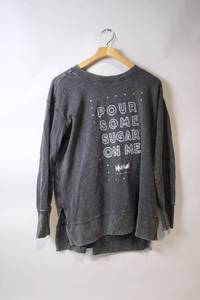 lot 383 image: Vintage Def Leppard Sweatshirt - Pour Some Sugar On Me Graphic