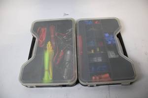lot 386 image: Electrical Wire Connectors and Testing Kit with Storage Case