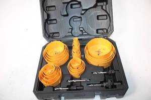 lot A-400 image: 21-Piece Hole Saw Kit in Hard Carrying Case