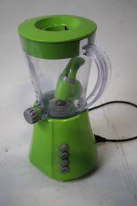 lot 453 image: Green Electric Blender with Multiple Settings