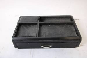 lot 455 image: Black Jewelry Display Box with Multiple Compartments