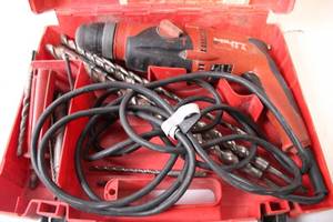 lot 472 image: Hilti Rotary Hammer Drill Set with Case and Accessories