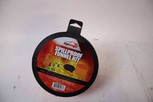 lot 488 image: Spillproof Funnel Kit with Multiple Attachments
