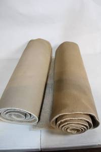 lot 29 image: Set of Two Large Beige Carpet Rolls
