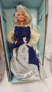 lot 27 image: Barbie Lot, Winter Velvet Barbie and  Spring Blossom Barbie