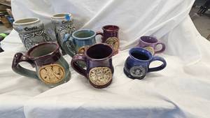 lot 40 image: Stoneware Mugs, Coors Light and Renaissance