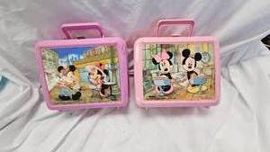 lot 49 image: Mini Mouse Lunch BoxeswThermos