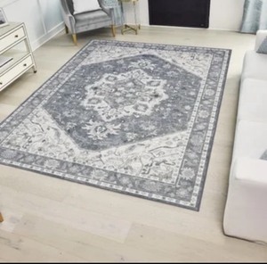 lot 34 image: Wyatt and Ash 5x7 Washable Area Rug