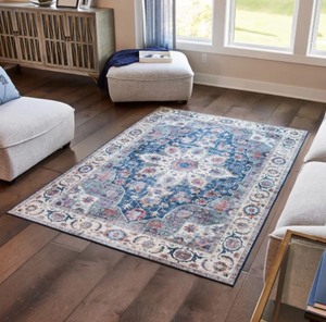 lot 36 image: Wyatt and Ash 5x7 Washable Area Rug