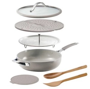 lot 88 image: Tramontina 7 Piece All-in-One Plus Pan