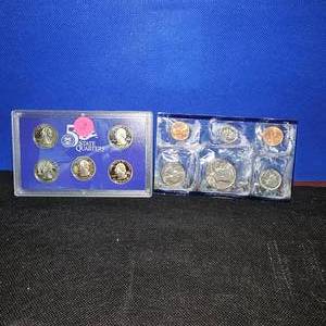 lot 3 image: United States Quarter Proof Set and 1989 Mint Set