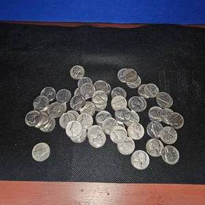 lot 8 image: (59) 1939-1964 Jefferson Nickels and 3 New Coin Books