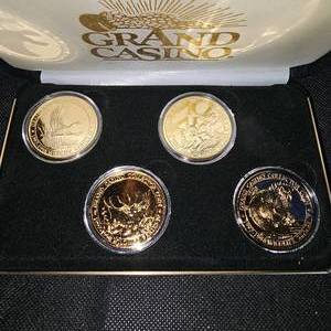 lot 51 image: 1997-1998 Grand Casino Wildlife Series Tokens
