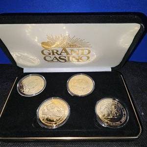 lot 56 image: 1997 Grand Casino Wildlife Series Tokens