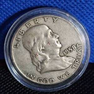lot 65 image: 1958-D Franklin Half Dollar