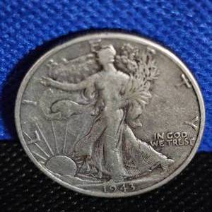 lot 91 image: 1943-D, Walking Liberty, XF