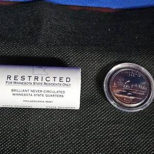 lot 118 image: World Reserve Minnesota 2005 Quarter Roll, Denver Mint, Plus 1