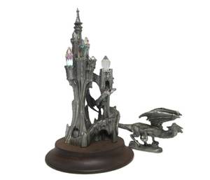lot 41 image: 2 Larger Vintage Pewter Dragon Sculptures for Ral Partha