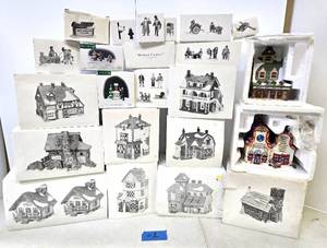 lot 86 image: LARGE Lot of Mint in Box Department 56 Christmas Village Buildings Houses etc #1