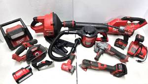 lot 95 image: Great Lot of Good Working MILWAUKEE Cordless Power Tools wBatteries & Charger