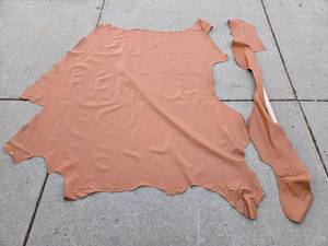 lot 100 image: LARGE Roll of Good Genuine Leather