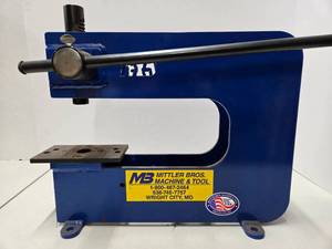 lot 105 image: Quality Large Heavy Duty MITTLER BROS Manual Bench Press