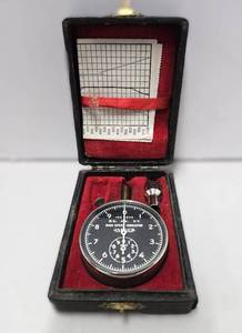 lot 114 image: Vintage JAEGER Watch Company U.S. Air Force Portable Tachometer - Disk Speed Indicator