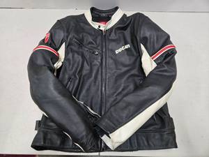 lot 115 image: Quality DUCATI Motorcycle Leather Racing Jacket