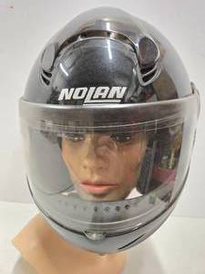 lot 121 image: NOLAN Motorcycle Racing Helmet Size L or XL