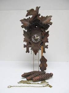 lot 75 image: Vintage German Black Forest Cuckoo Clock #1
