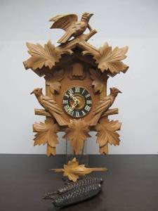 lot 80 image: Vintage German Black Forest Cuckoo Clock #2