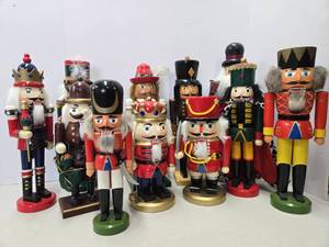 lot 139 image: Large Lot of Wooden Soldier Nutcrackers