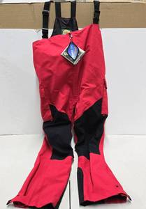 lot 257 image: Brand New Cabellas Guide Wear Gore-Tex Winter Snow Pants - RedBlack - Size XXXL
