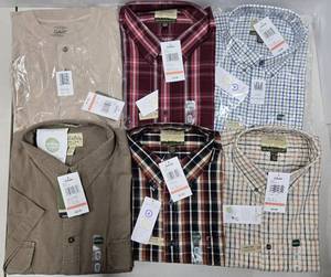 lot 264 image: Lot of 6 Brand New Cabelas Mens Shirts - Size 3XL