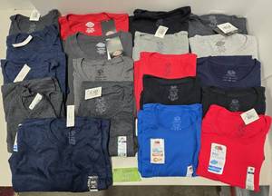 lot 266 image: Lot of 19 Brand New Mens Shirts - Size 4XL