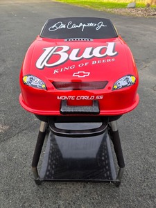 lot 272 image: Very Cool Unused Budweiser Race Car Dale Earnhart Jr. Barbecue Grill