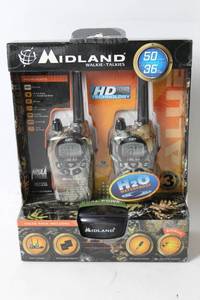 Midland Walkie-Talkies with HD Technology and H2O Waterproof Feature