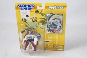 lot A-18 image: 1998 Starting Lineup Patrick Roy Collectible Figure with Trading Card