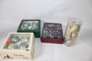 lot 65 image: Collection of Christmas Tree Ornaments in Assorted Designs