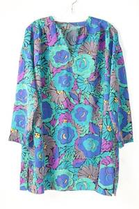 lot 72 image: Colorful Floral Pattern Womens Dress - Size M